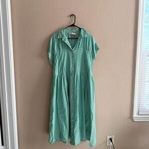 Lisa Says Gah Joan Midi Shirtdress